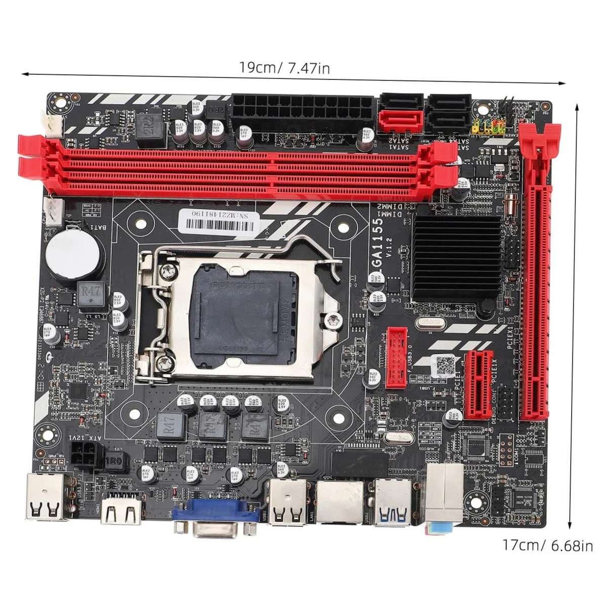 Płyta Główna Podwójna Płyta Główna Komputera Czarna Płytka Pcb