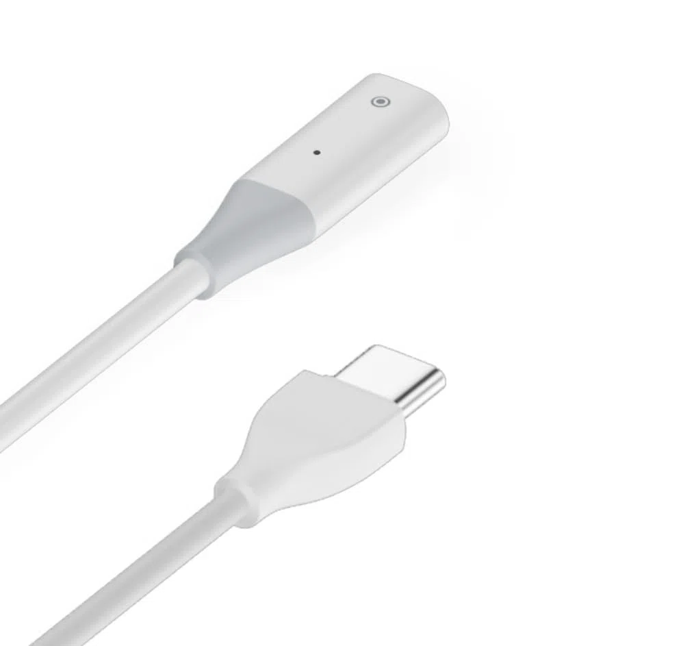 Kabel do ładowania Apple Pencil | Adapter ładowarki USB-C kompatybilny z Apple Pencil pierwszej generacji | 1 metr | tylko do ładowania