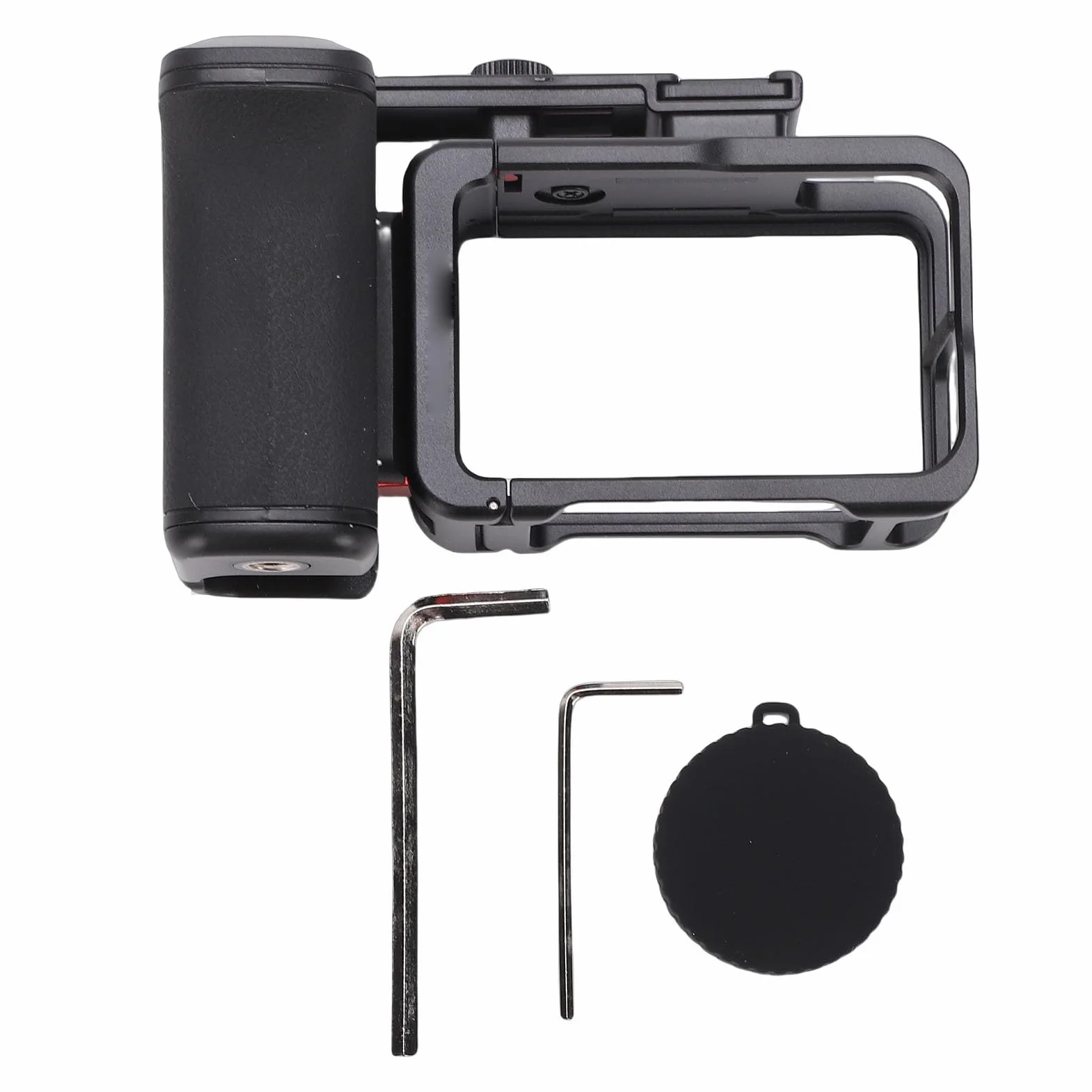 Generic Zestaw Uchwytów do Aparatu dla ACTION 5 PRO 4 3|Ergonomiczny Zestaw Uchwytów do Fotografii Ulicznej|Antypoślizgowy, Zapobiegający Upadkowi|Przenośny Partner Street Snap|Pasuje ACTION 4 3 5