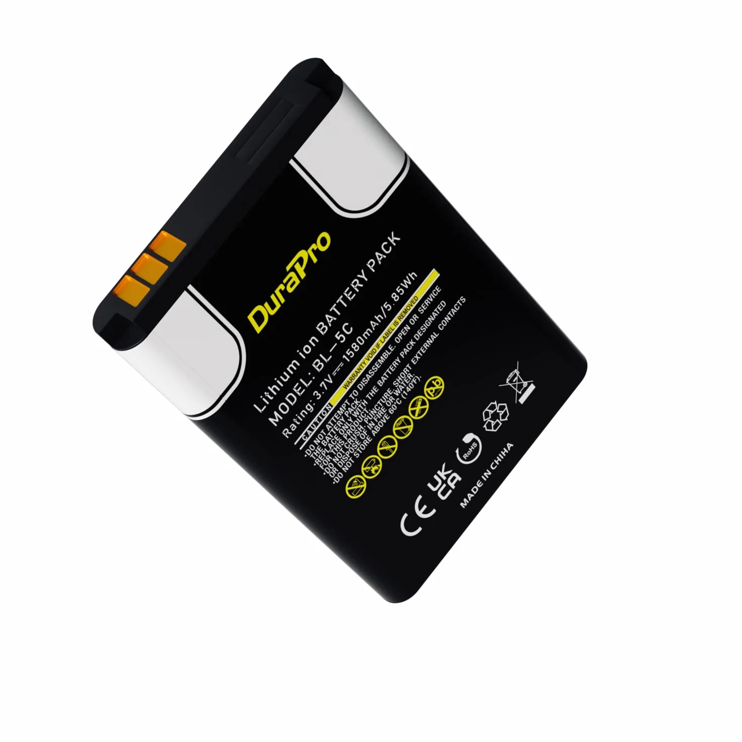 DuraPro 2X akumulator BL-5C do Nokia 2710N, 2730C, 3100, 3109C, 3110C, 3110e, 3120, 3555, 3650, 3660 Nokia 110, 1100, 1101, 1110, 1110i, 1112, 1200, 1208, 1209, 130