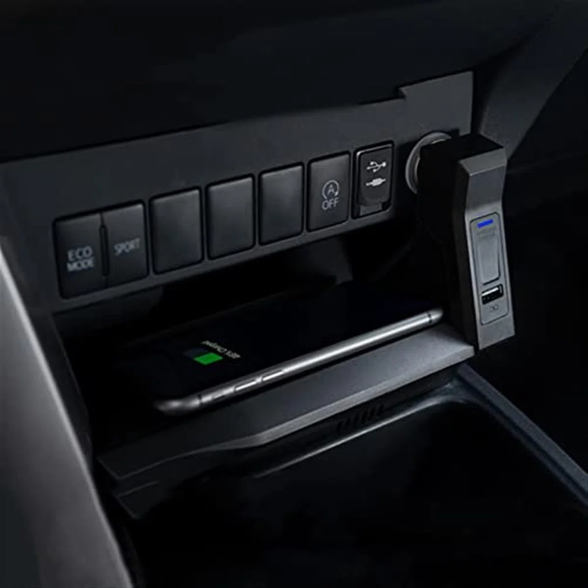 Bezprzewodowa ładowarka samochodowa, dla Toyota, dla RAV4, RAV 4 Hybrid 2013-2018 ładowarka do telefonu QI płyta ładująca akcesoria do uchwytów na telefon Bezprzewodowa ładowarka samochodowa