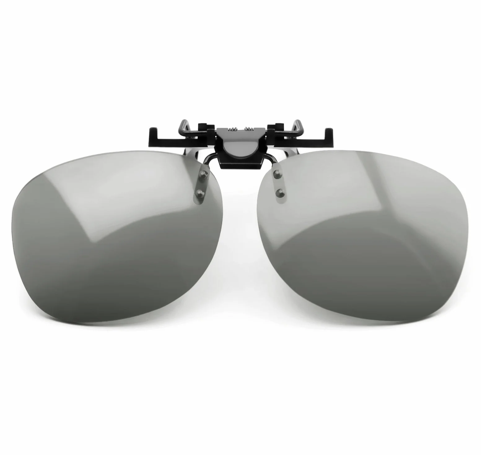 Zestaw 2 par okularów 3D Clip-On dla osób noszących okulary – pasywne okulary 3D do Cinema 3D kompatybilne z LG, Philips, Panasonic, Toshiba, Grundig, RealD kinami i wieloma innymi pasywnymi