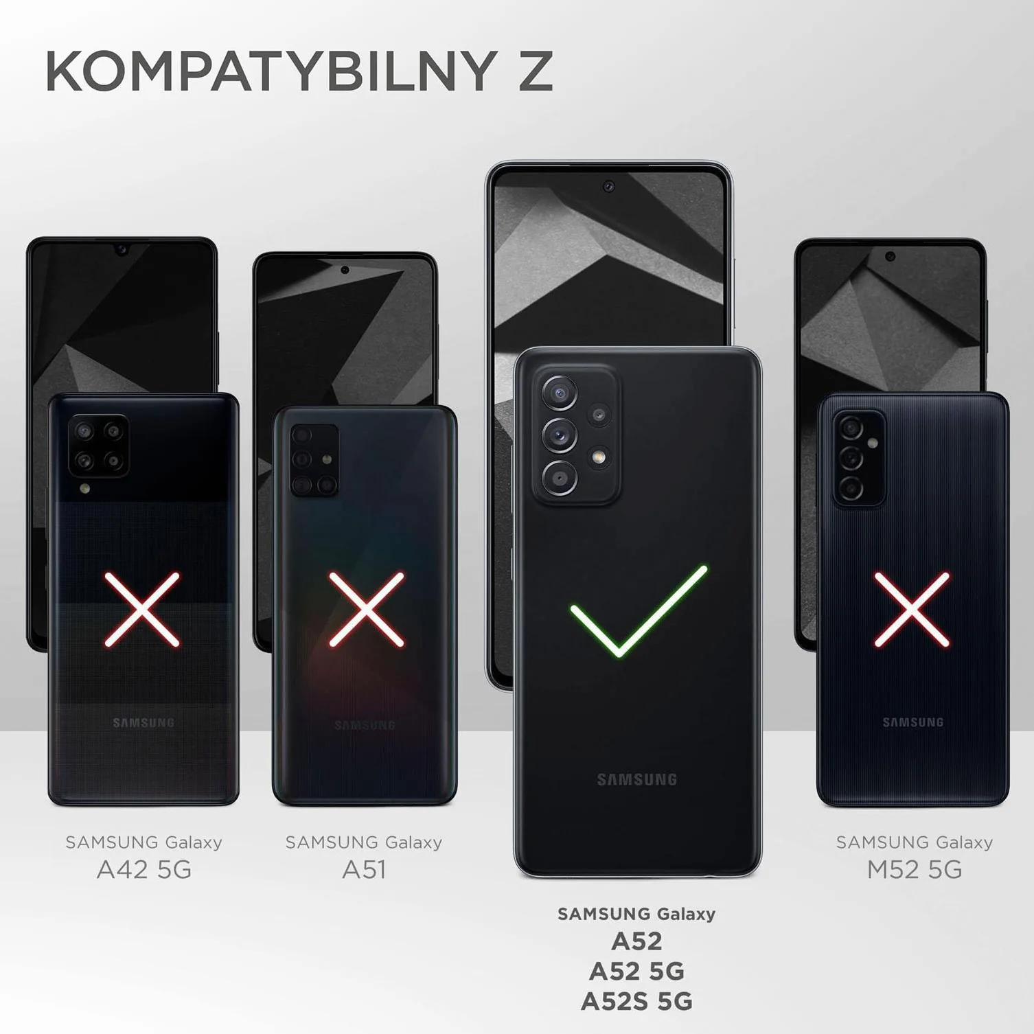 moex Agility Case do Samsung Galaxy A52 / A52s 5G etui ze szlufką na pasek, pokrowiec na pasek na telefon komórkowy outdoorowe etui na telefon komórkowy, nylonowy pasek etui na telefon komórkowy