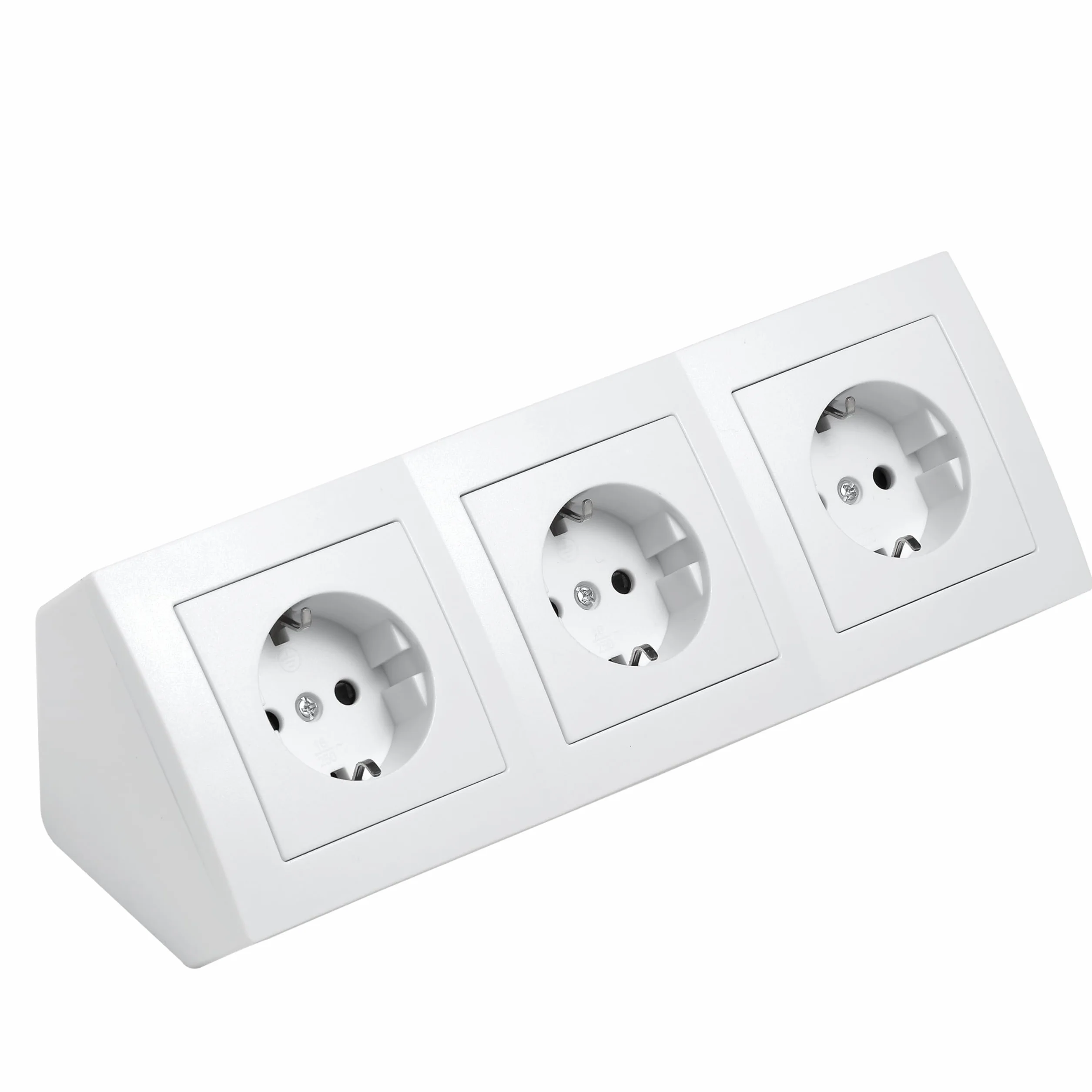 Mc Power 1534269 Gniazda Podszafkowe, ‎250 W, Biały, 3 x Gniazdo