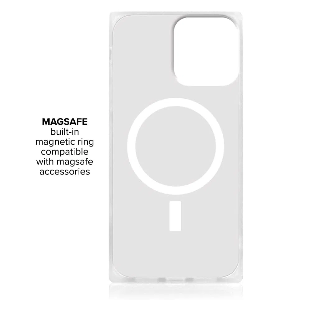 Flaunt Kwadratowe etui ochronne, kompatybilne z iPhone 14 Pro Max, kompatybilne z MagSafe i bezprzewodowym ładowaniem, testowane upadkowo i odporne na wstrząsy, oficjalne kwadratowe etui na telefon