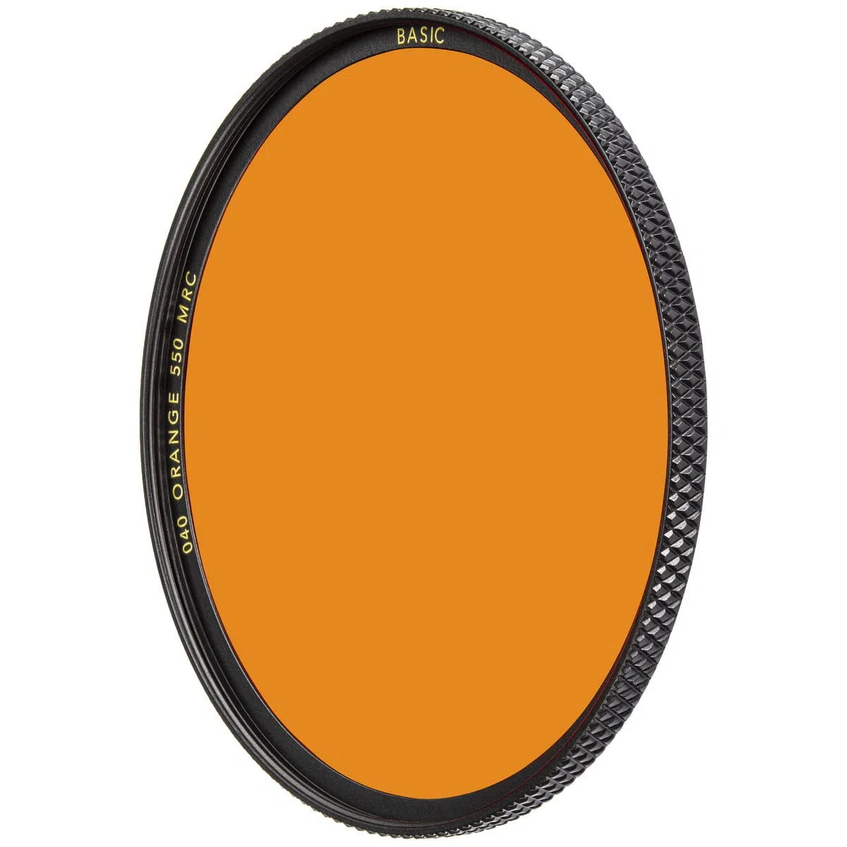 B+W Filtr pomarańczowy 040 MRC Basic 49 mm (16 x ulepszony, Professional), 1102656, czarny