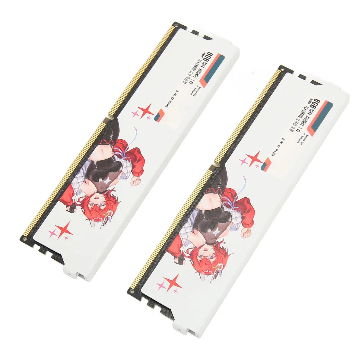 DDR4 RAM Stabilna wydajność Moduł Pamięci o Bardzo Niskim Taktowaniu do Komputerów Stacjonarnych do Gier, 2 Sztuki (16 GB (2x8 GB))