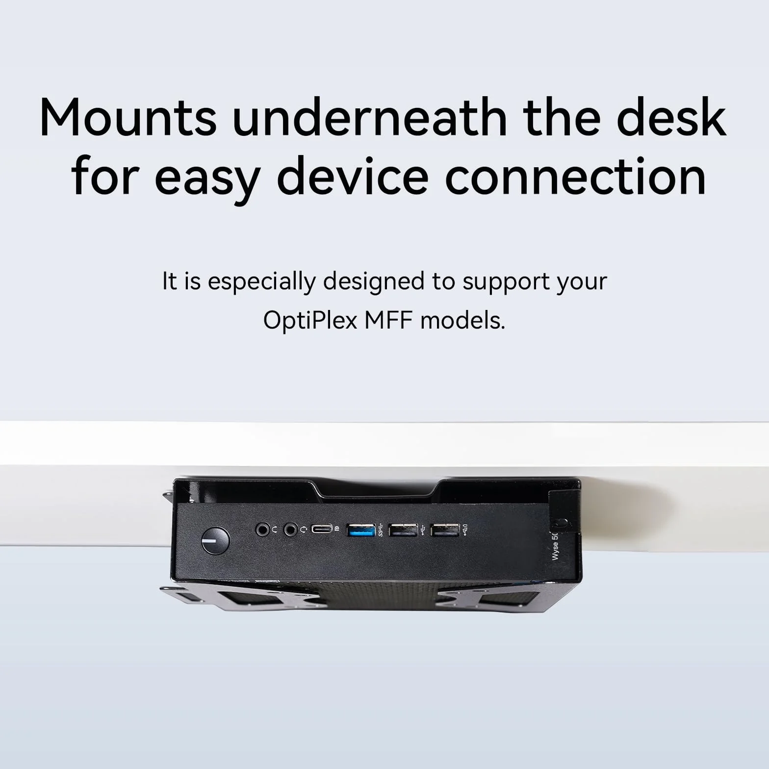 Shinar Metalowy uchwyt kompatybilny z Dell Mini PC, montażowy Form Factor, adapter VESA, podstawka i ścienny