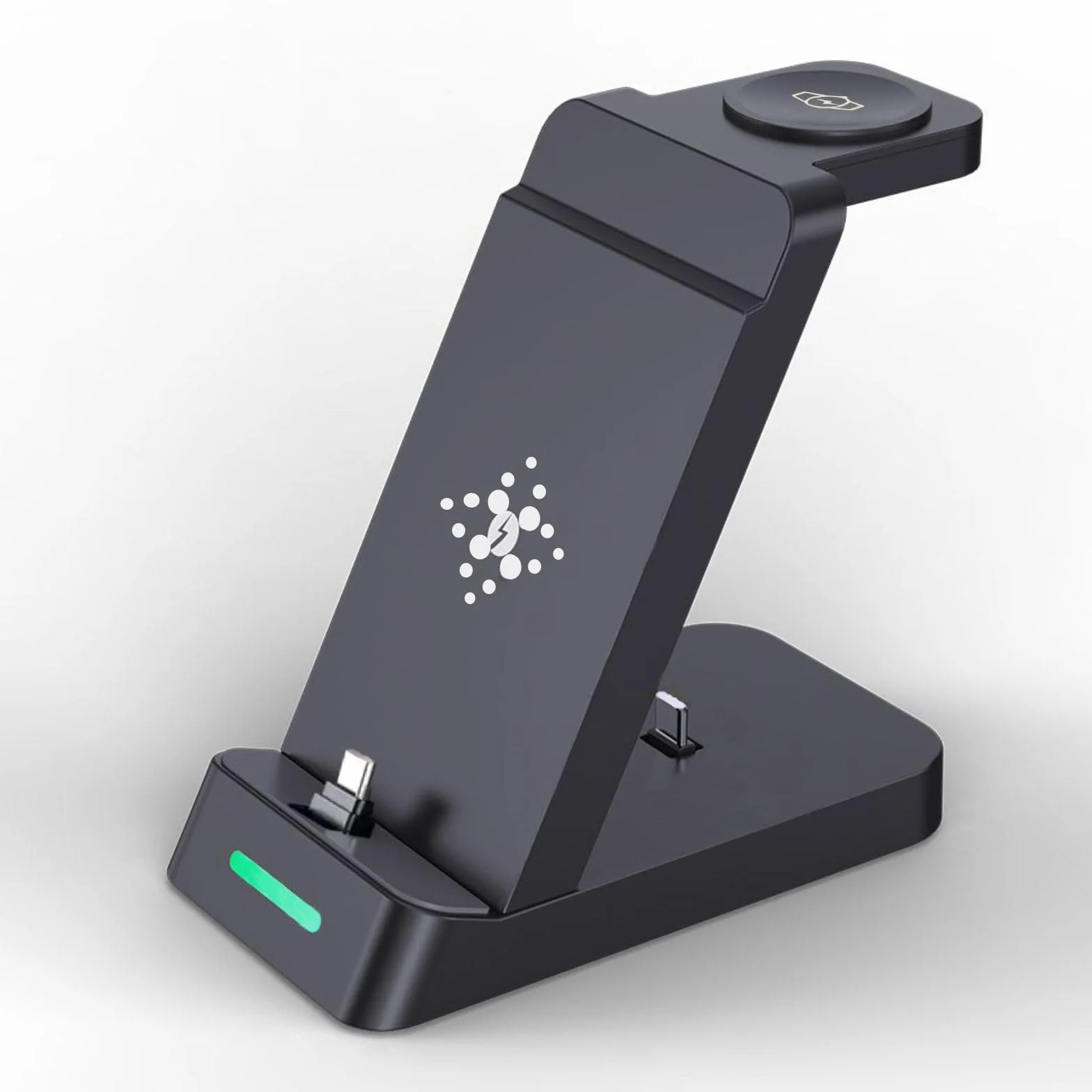 Stacja szybkiego ładowania 3 w 1 do smartfonów Samsung Galaxy, zegarków i słuchawek dousznych, bardzo szybka ładowarka USB C do Samsung Galaxy S25/S24/S23/S22/21/20/Note 20/10, Galaxy Watch Ultra 8/7