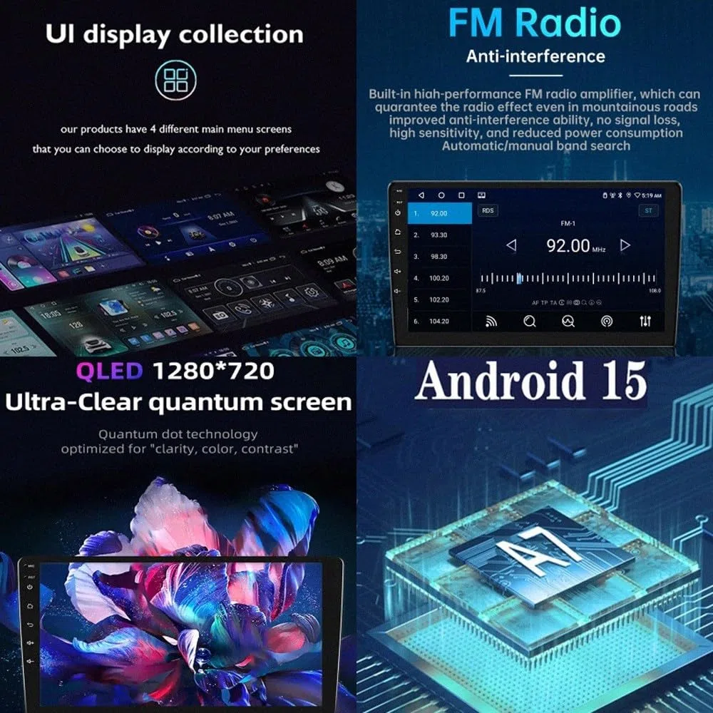 Przenośny Ekran Carplay Systemu Audio dla Peugeot 2008-2021 Samochodowe Radio Fm Touch, Przenośna Nawigacja, Odtwarzacz Wideo Bluetooth Wi-Fi, 8 Rdzeń 8G+256G