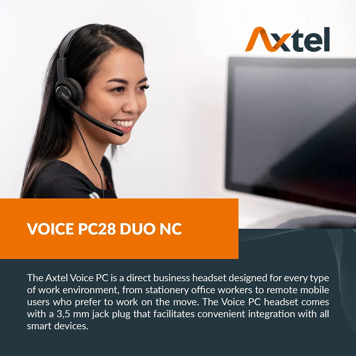 Voice PC28 Duo NC jack 3,5 mm