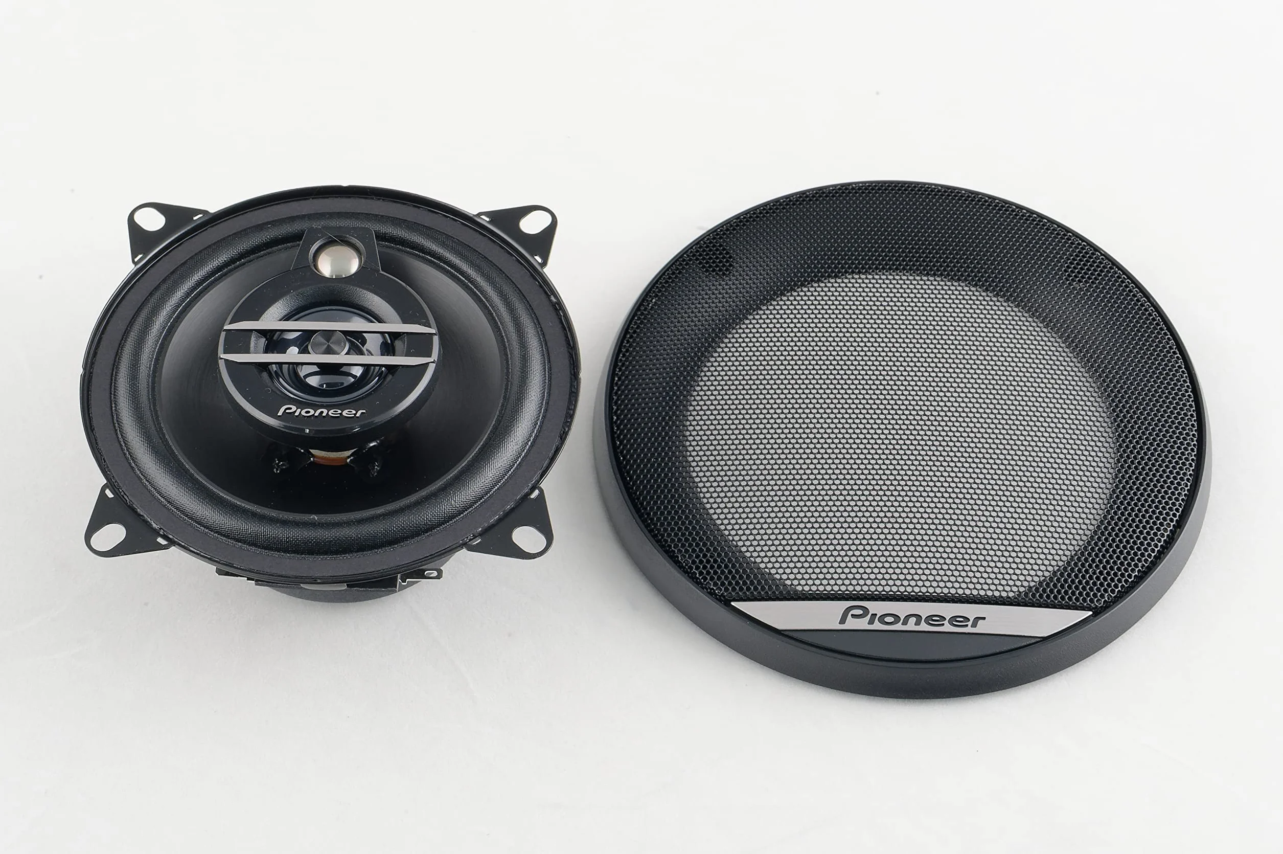 Pioneer TS-G1030F 3-drożny głośnik współosiowy do samochodów (210 W), 10 cm, mocny dźwięk, membrana IMPP zapewnia optymalny bas, moc znamionowa 30 W, głębokość zabudowy 43 mm, czarny, 2 głośniki