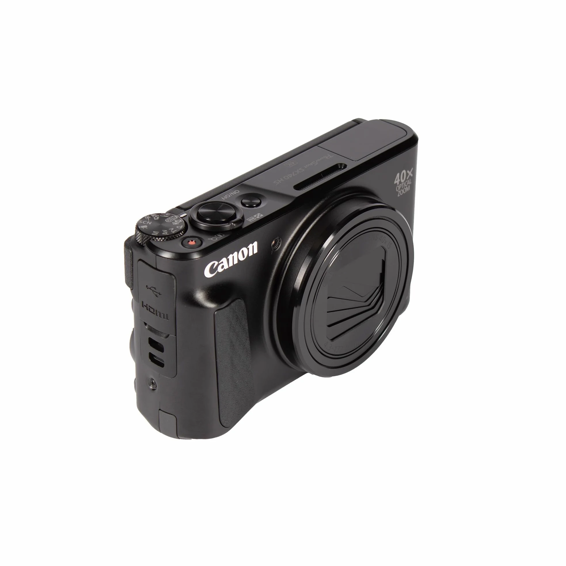 Canon PowerShot SX740 HS Lite kamera cyfrowa (20,3 MP, 40x zoom optyczny, inklapbaar 3-calowy scherm, cyfrowy 8, EVF, 4K, ultra-hd, wifi, bluetooth, automatyczny sluitertijd, diafragmavoorkeuze