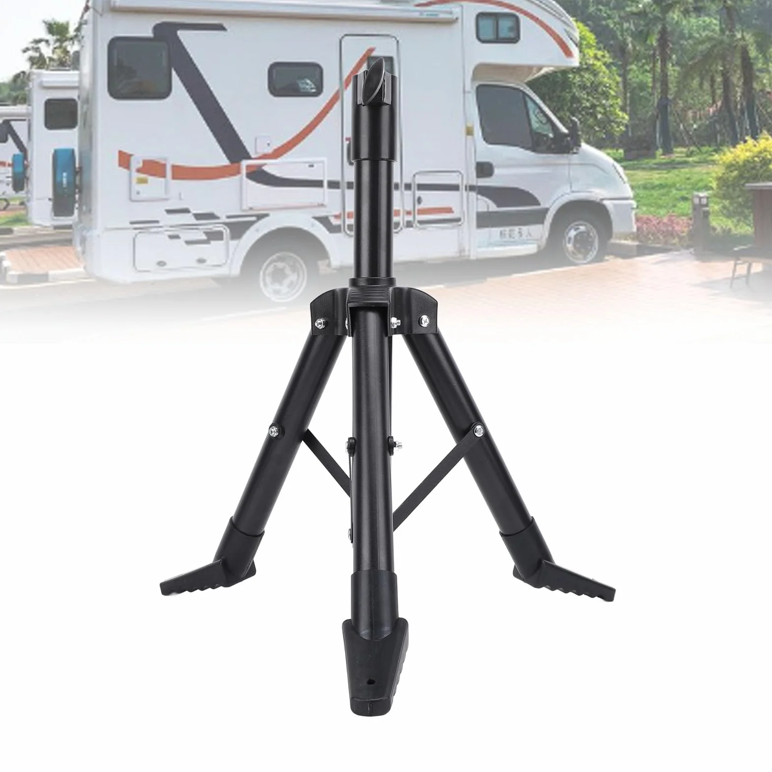 Alomejor Stojak Trójnóg dla Gen 2, Metalowy Składany Uchwyt do Statywu 63 Cm Przenośna Stabilna Konstrukcja, Składany Wspornik Stojaka 45 Cm do Użytku na Zewnątrz Jachtu Kempingowego