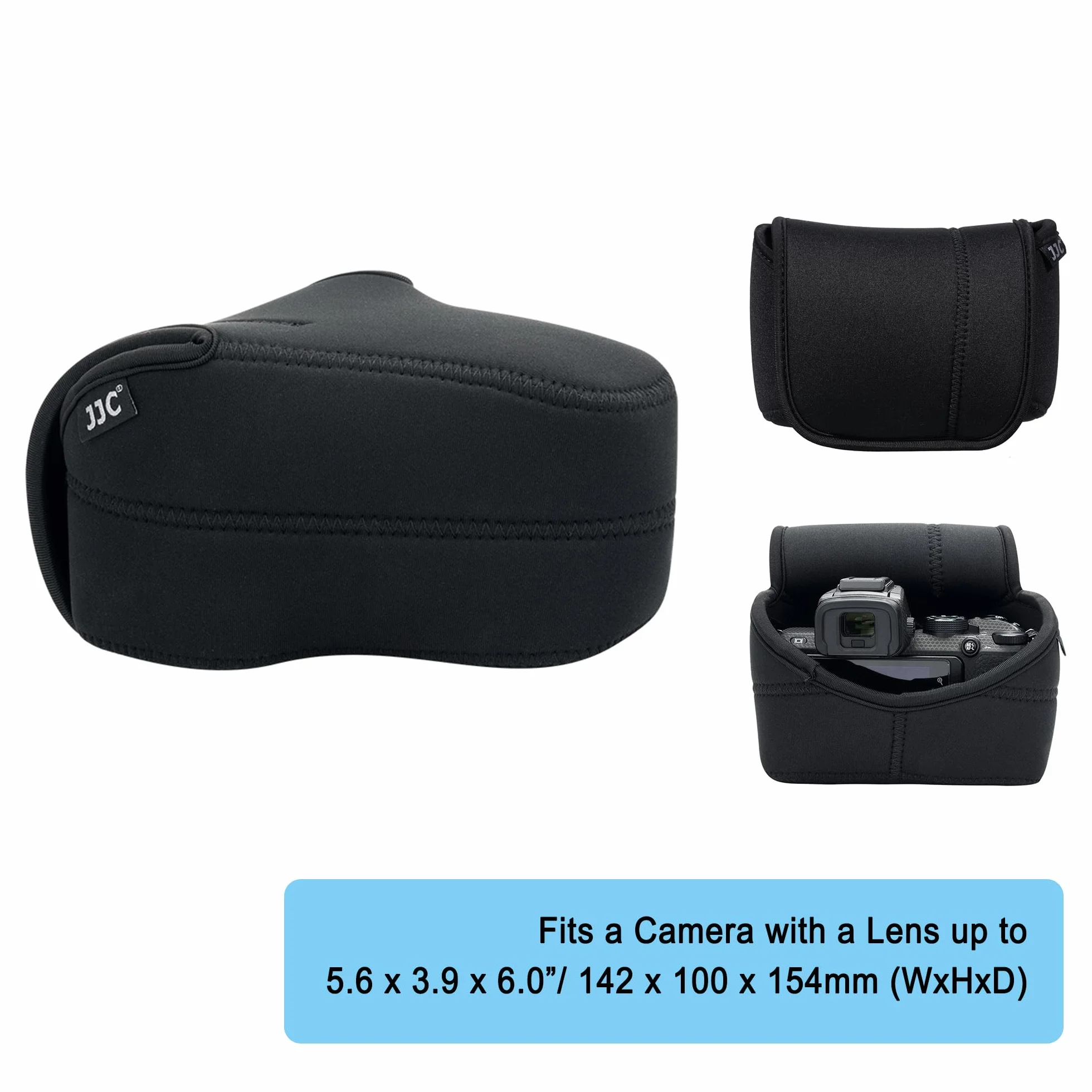 JJC Neoprenowy Etui na Aparat do Fujifilm X-T3, Nikon Z7, Canon R10, Sony A7