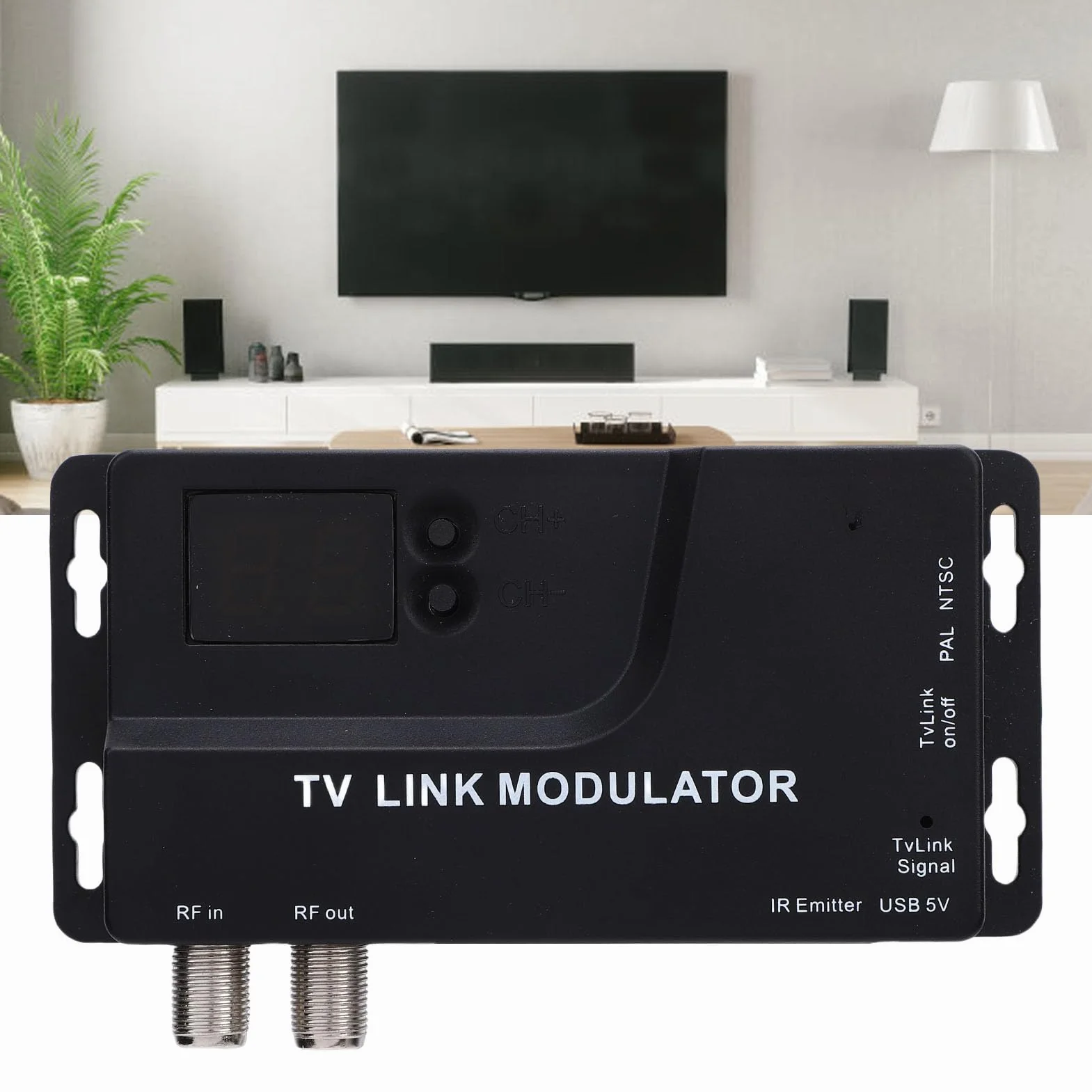 Zunate Modulator HDMI na RF Konwerter Koncentryczny 1080P 471,25-885,25 MHz PAL NTSC