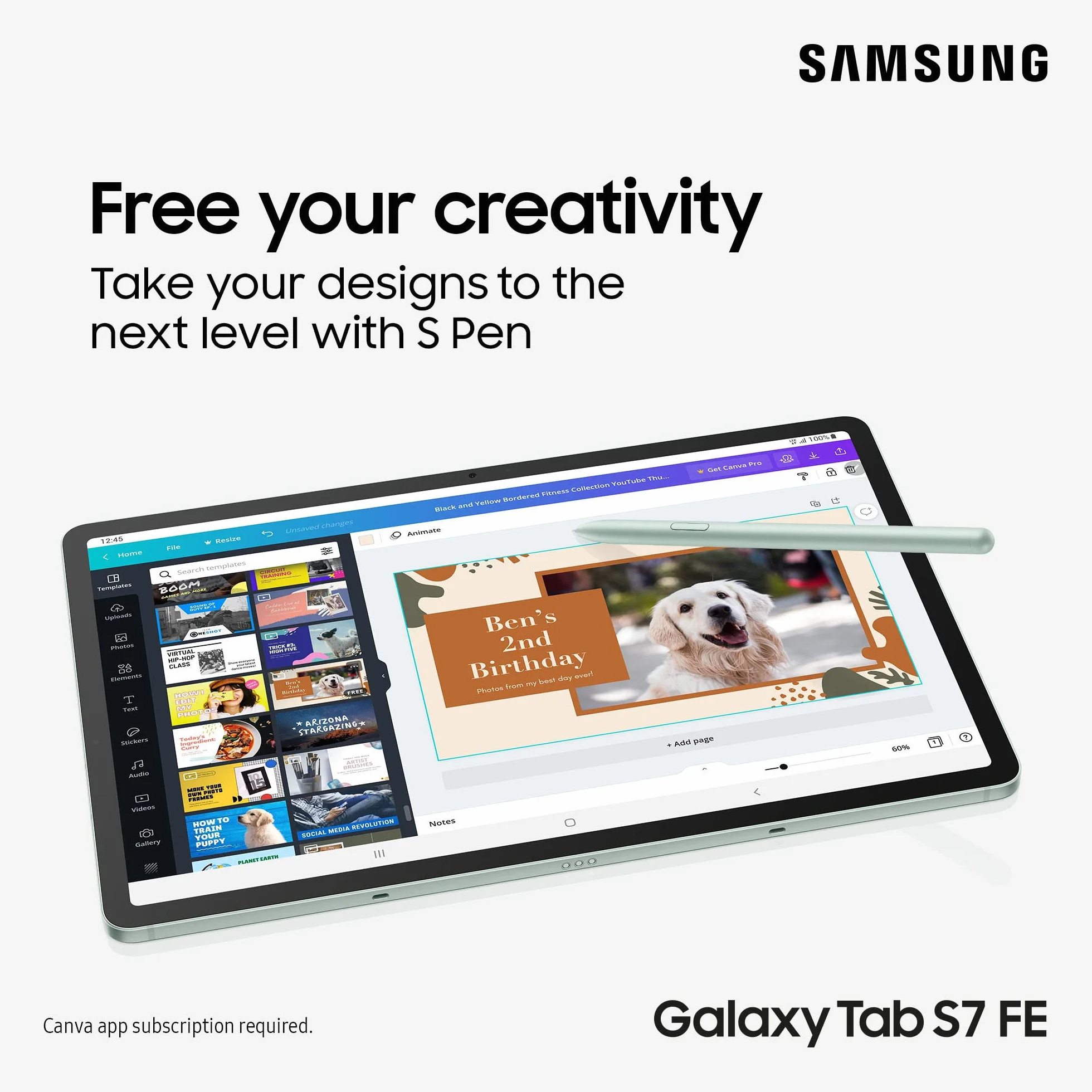 Samsung Galaxy Tab S7 FE czarny S Pen