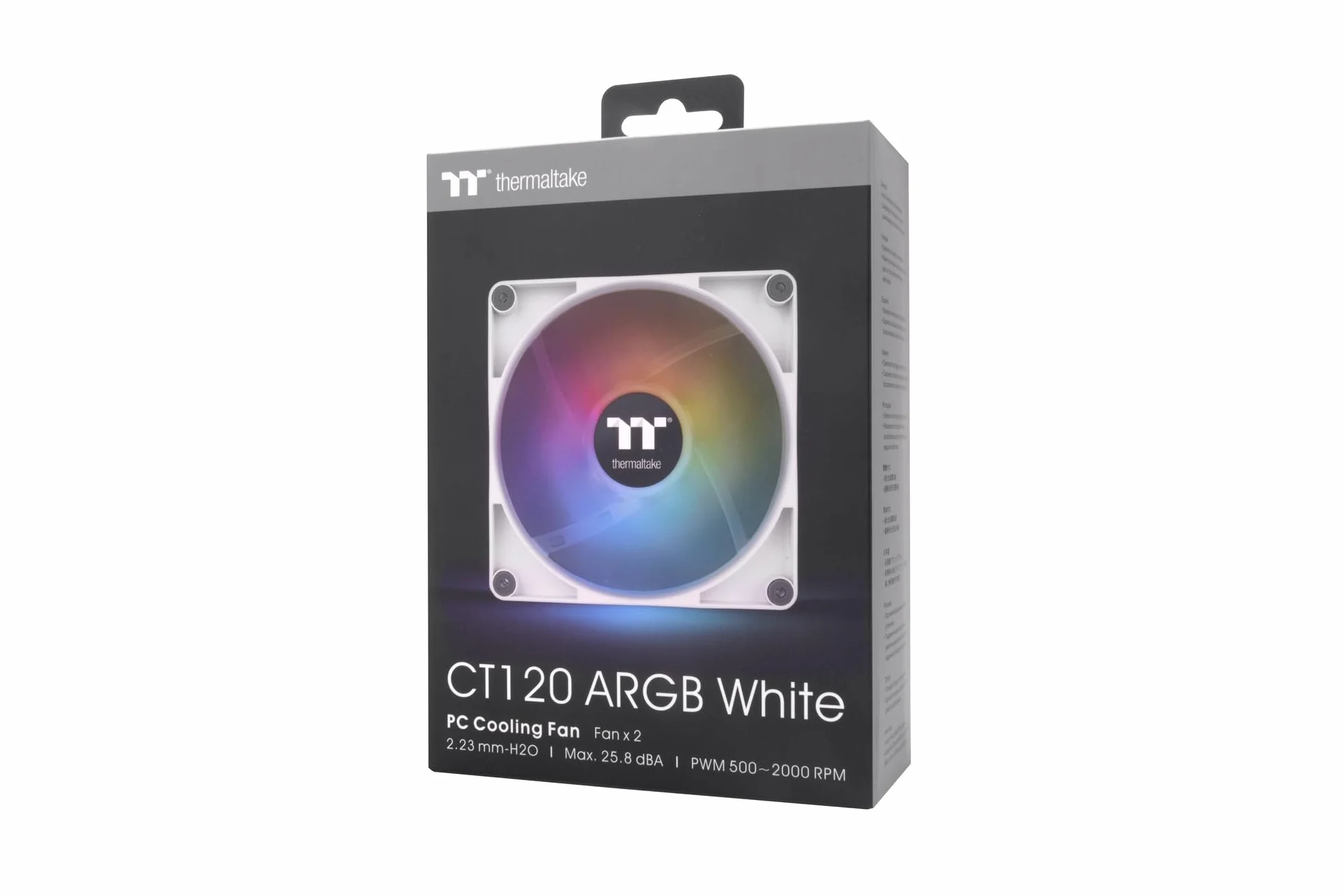 Thermaltake CT120 ARGB Sync PC Cooling Fan White | 2 Pack