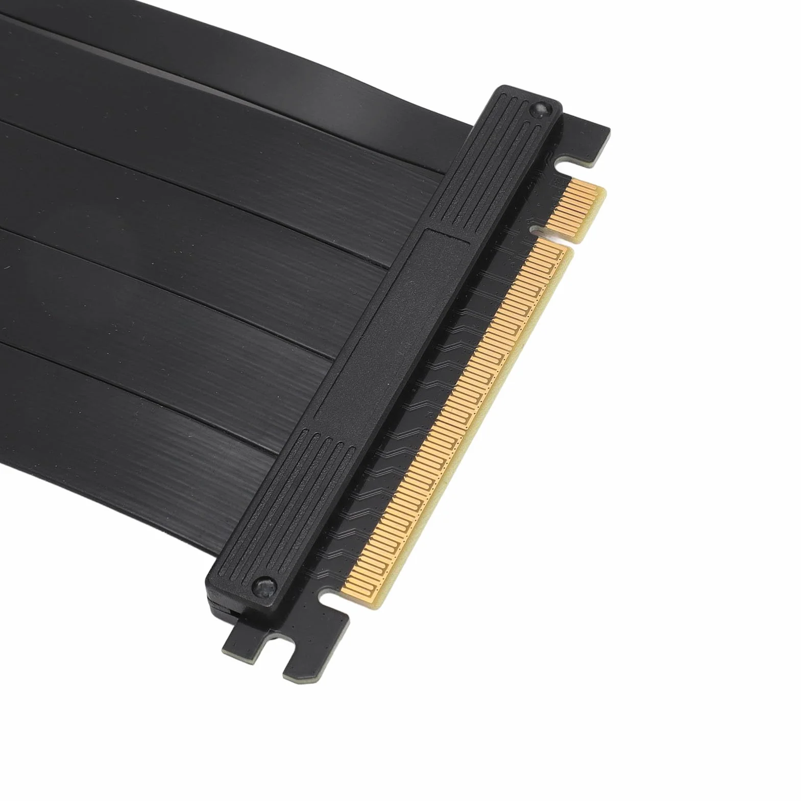 Kabel przedłużający PCIe 4.0 X16, kabel rozszerzający GPU 26 GB/s High Speed z portem PCI Express 4.0, żeńskie złącze PCIe pod kątem 90 stopni do karty rozszerzenia GPU
