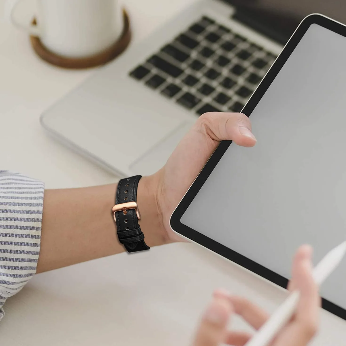Pasek skórzany do zegarka Samsung Galaxy Watch Ultra 47 mm