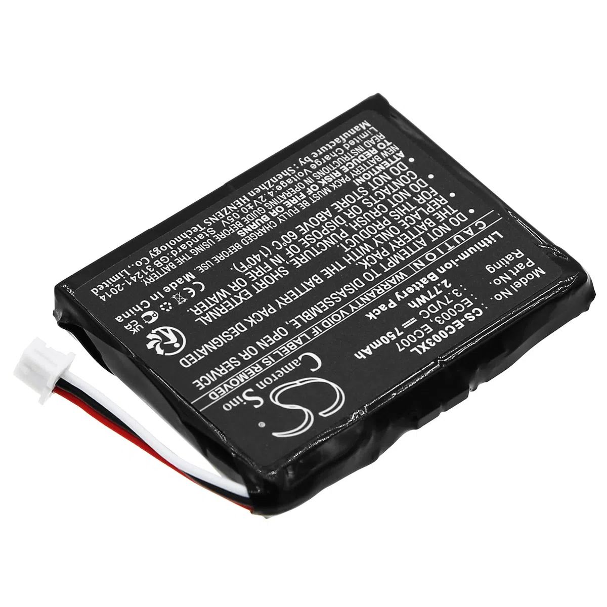 TECHTEK Bateria 750mAh kompatybilny z iPOD Mini 4GB, iPOD Mini 6GB, 4GB M9160LL/A, M9434LL/A, M9435LL/A, M9436LL/A, M9437LL/A, M9800/A, FBA