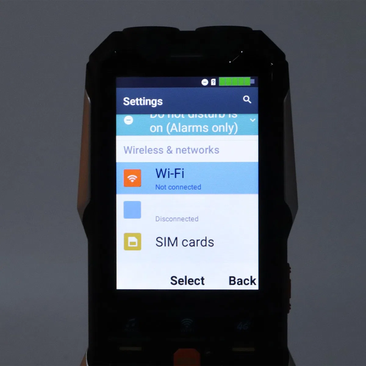 Telefon Komórkowy dla Seniorów, Telefon Komórkowy dla Seniorów z transmisją głosową i 4-calowym Ekranem 4G do Wykonywania połączeń Telefonicznych (czarny)