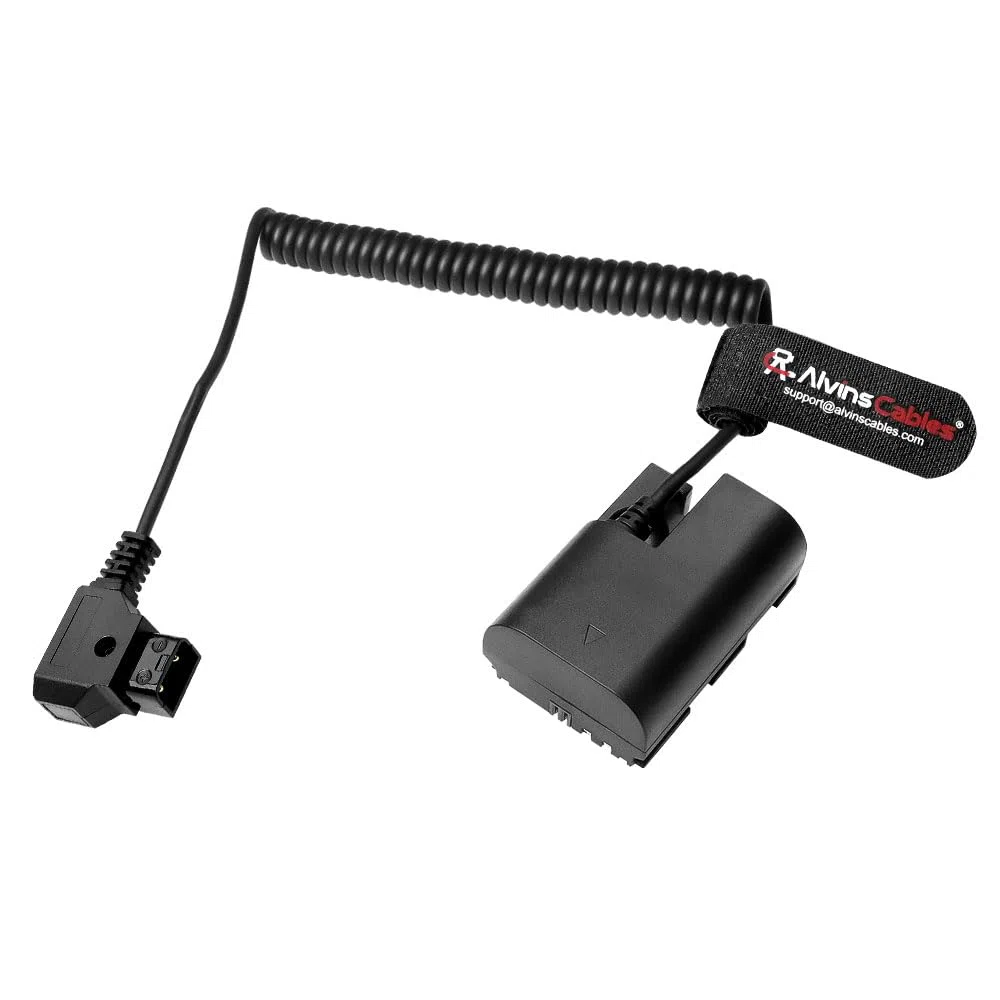 Alvin's Cables D-TAP do LP-E6P Dummy Battery Power Arrotoch kabel do aparatu Canon EOS R5 Mark LL/ R5 / R6 Mark LL / R6 / R7 /R