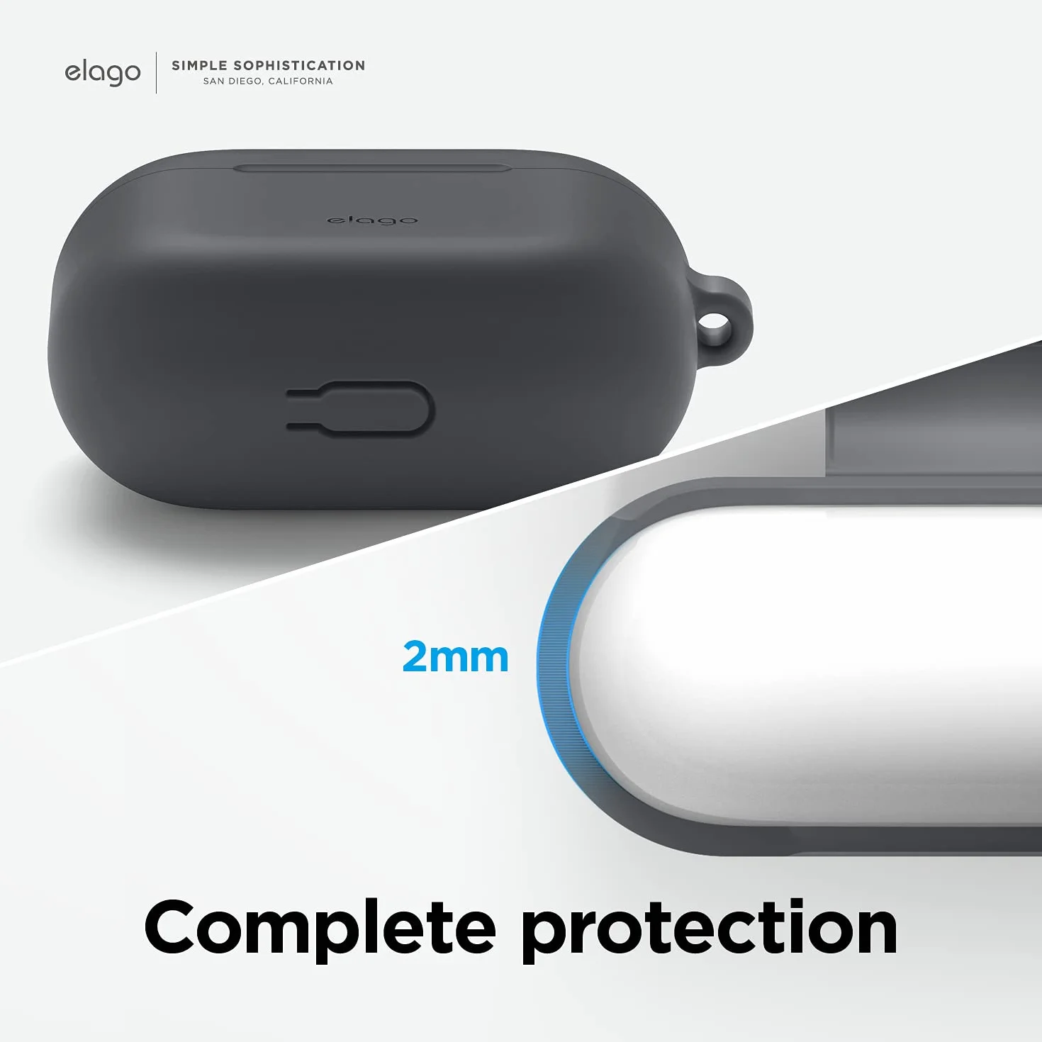 Elago Airpods 3 Etui do zawieszenia - ciemnoszare