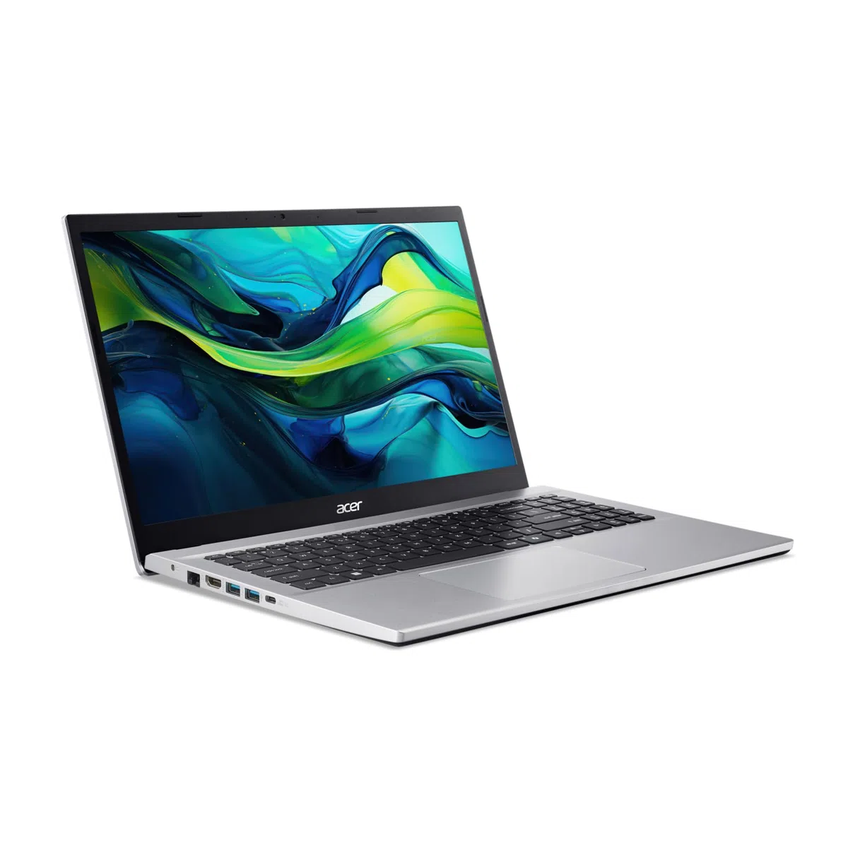 acer Aspire Go 15 AG15-42P-R732, notebook, procesor AMD Ryzen 5 7430U, pamięć RAM 32 GB DDR4, dysk SSD 1024 GB PCIe NVMe, wyświetlacz 15,6" FHD, karta graficzna AMD Radeon, Windows 11 Home, srebrny