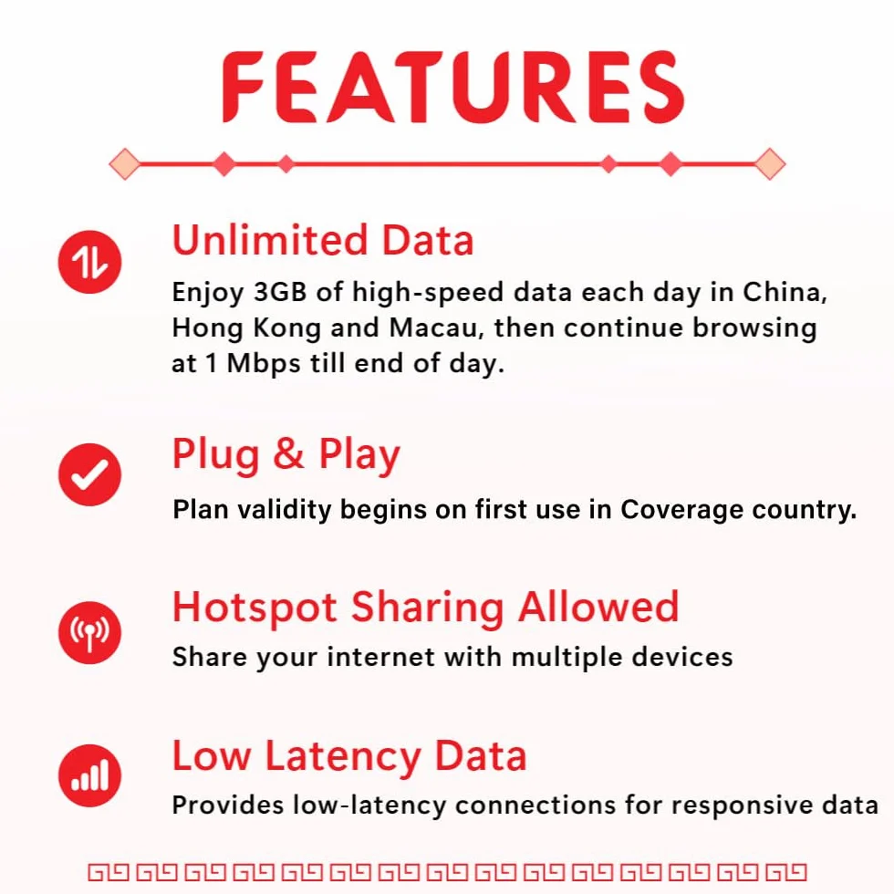 Karta SIM 10 dni nieograniczona Hongkong Makau 5G/4G hotspot