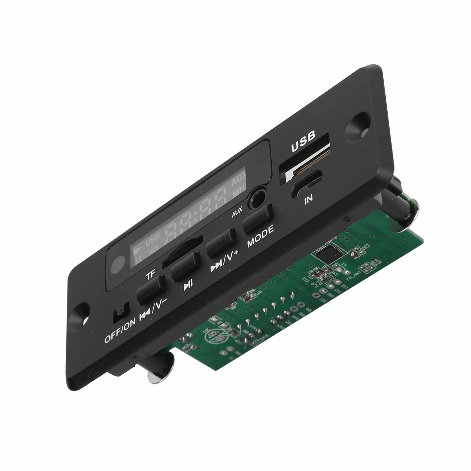 Płyta Dekodera MP3, Uniwersalny Moduł Dekodowania WAV 12V5V Płyta Dekodera Wzmacniacza FM MP3, Płyta Dekodowania USB/SD/FM/LINE MP3