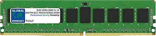 8GB DDR4 2666MHz PC4-21300 288-PIN ECC REGISTERED DIMM (RDIMM) PAMIĘĆ RAM DLA SERWERY/STACJE ROBOCZE/PŁYTY GŁÓWNE (1 RANK CHIPKILL)