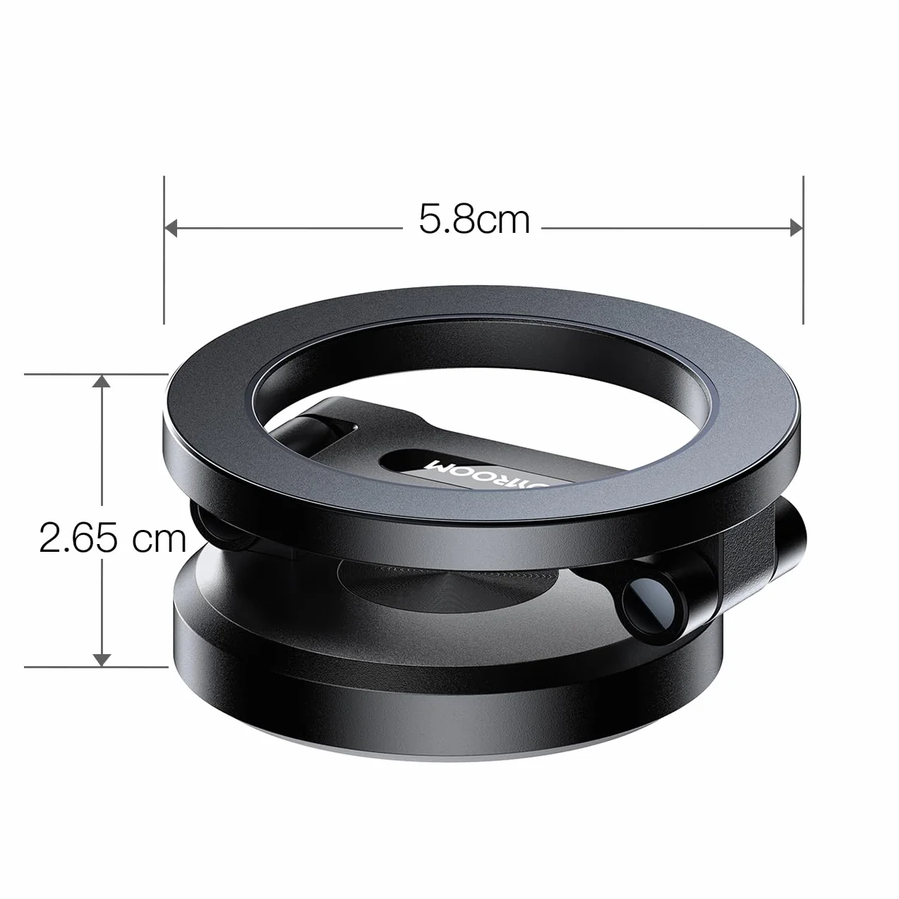 JOYROOM Pasuje do uchwytu samochodowego MagSafe, całkowicie metalowy i składany, magnetyczny uchwyt samochodowy do telefonu z magnesami 20 x N55 i regulacją 360°, uchwyt samochodowy do iPhone'a 16, 15