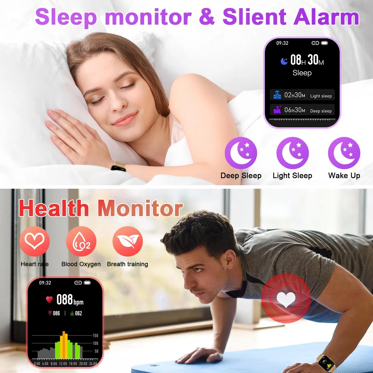 Smartwatch damski i męski zegarek fitness: Bluetooth Call Answer zestaw głośnomówiący wodoodporny cyfrowy inteligentny zegarek tracker pulsometr Spo2 sportowy krokomierz kalorii do telefonu z systemem