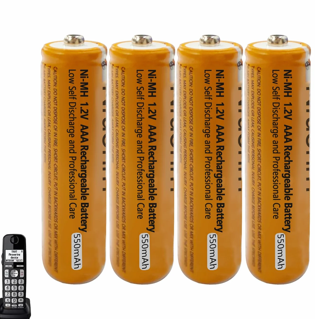 Gigaset Akumulator NI-MH 1.2V 550mAh AAA 4 sztuki baterii wielokrotnego ładowania