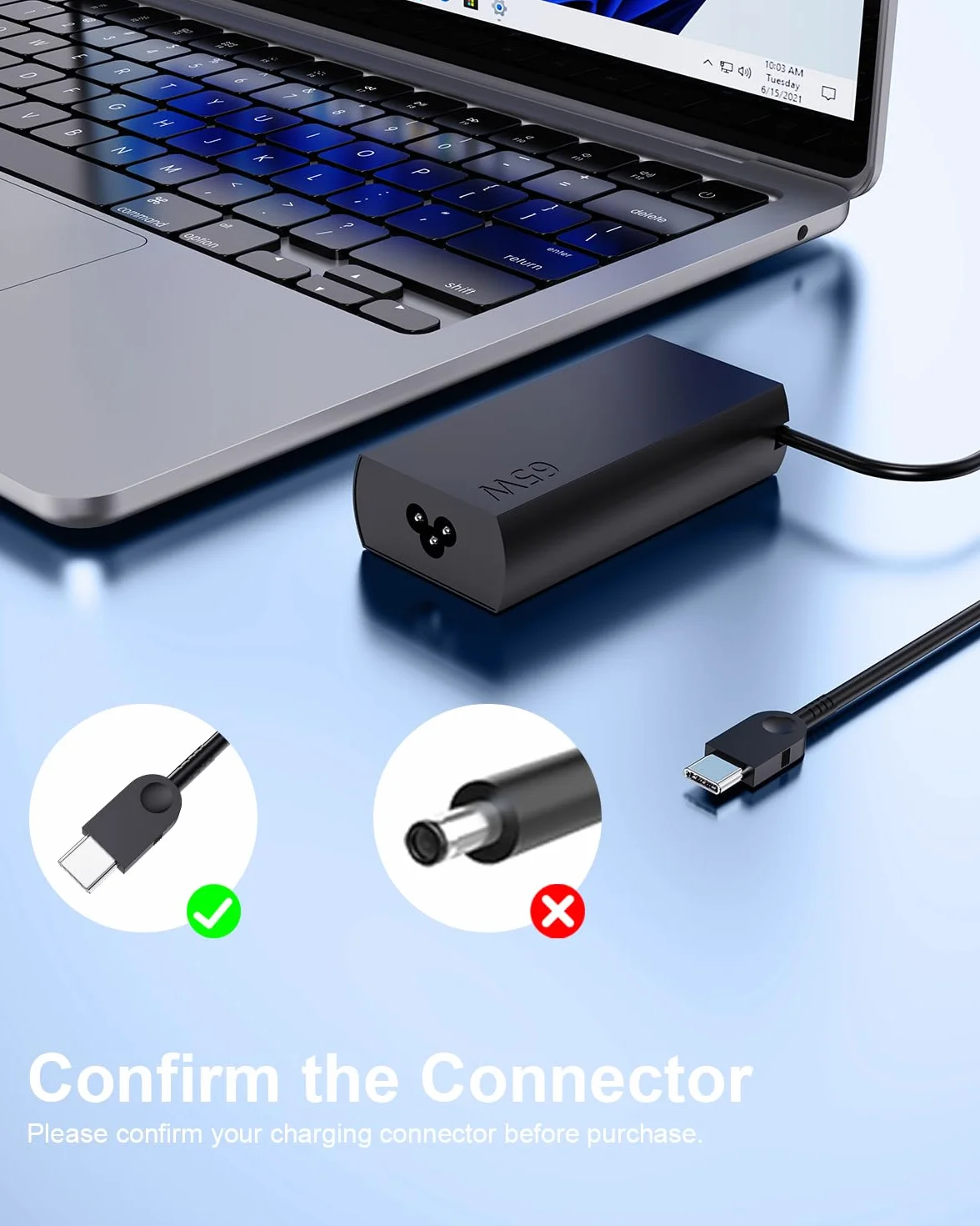 65W USB C Ładowarka Kompatybilny z Lenovo ThinkPad x1 Carbon T14 T14s T15 X13 L13 L14 L15 E14 E15 E16 T480 T480s T490 T580, P14s P15s P16s P52s,IdeaPad 3 Slim5 5Pro Flex 5 Yoga 7 Slim 7 9i Slim 920