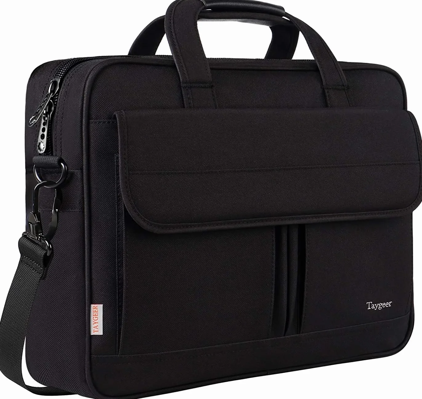 Torba Na Laptopa Taygeer 15,6 Cala, Torba Na Ramię Męska Torba Biznesowa Premium, Wodoodporna, Do Pracy, Na Podróż, Dla Nauczycieli, Na Studia, Czarna