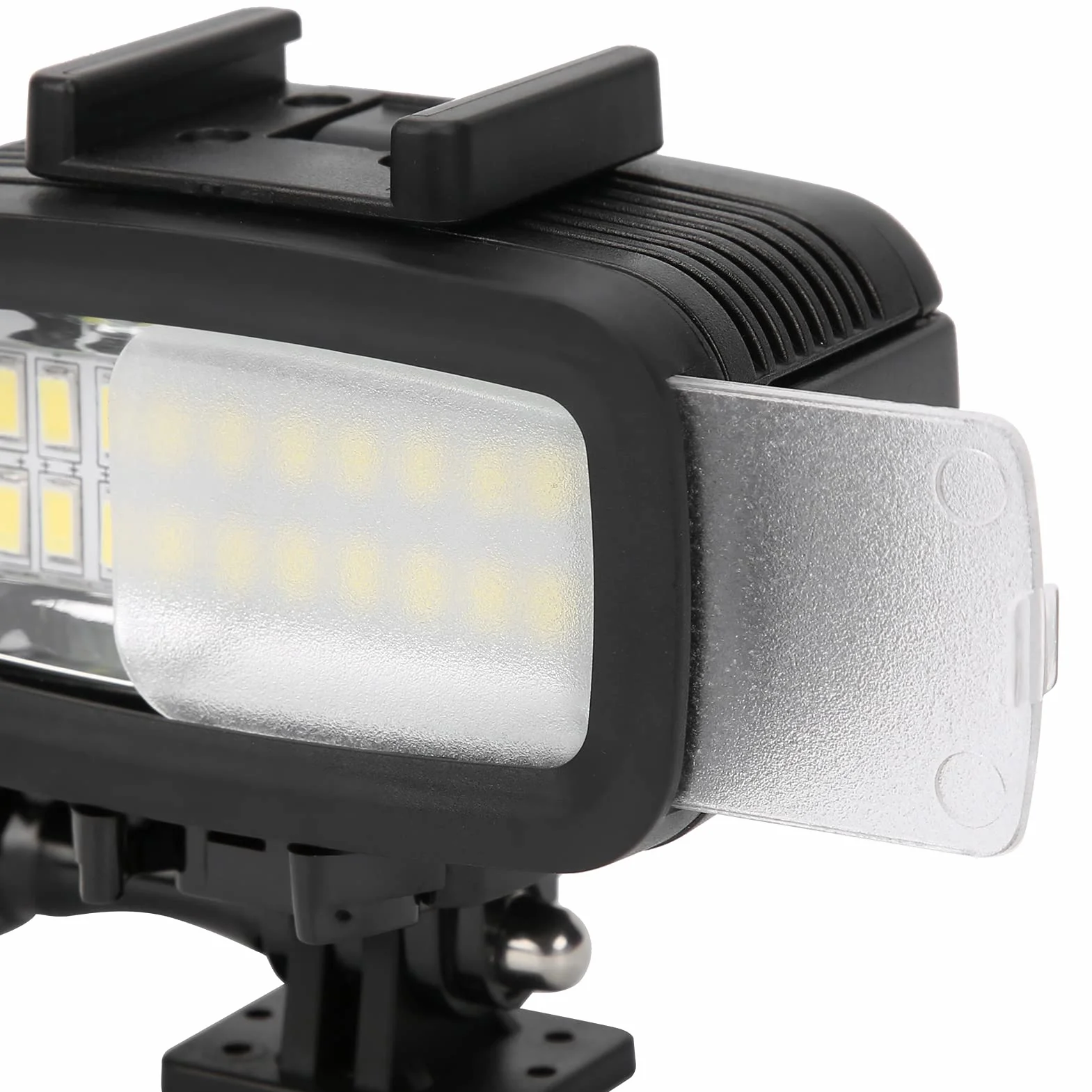 Światło do Nurkowania LED 40M Fotografia Podwodna Wypełnij Światło Wodoodporna Kamera Oświetlenie Wideo 5500K