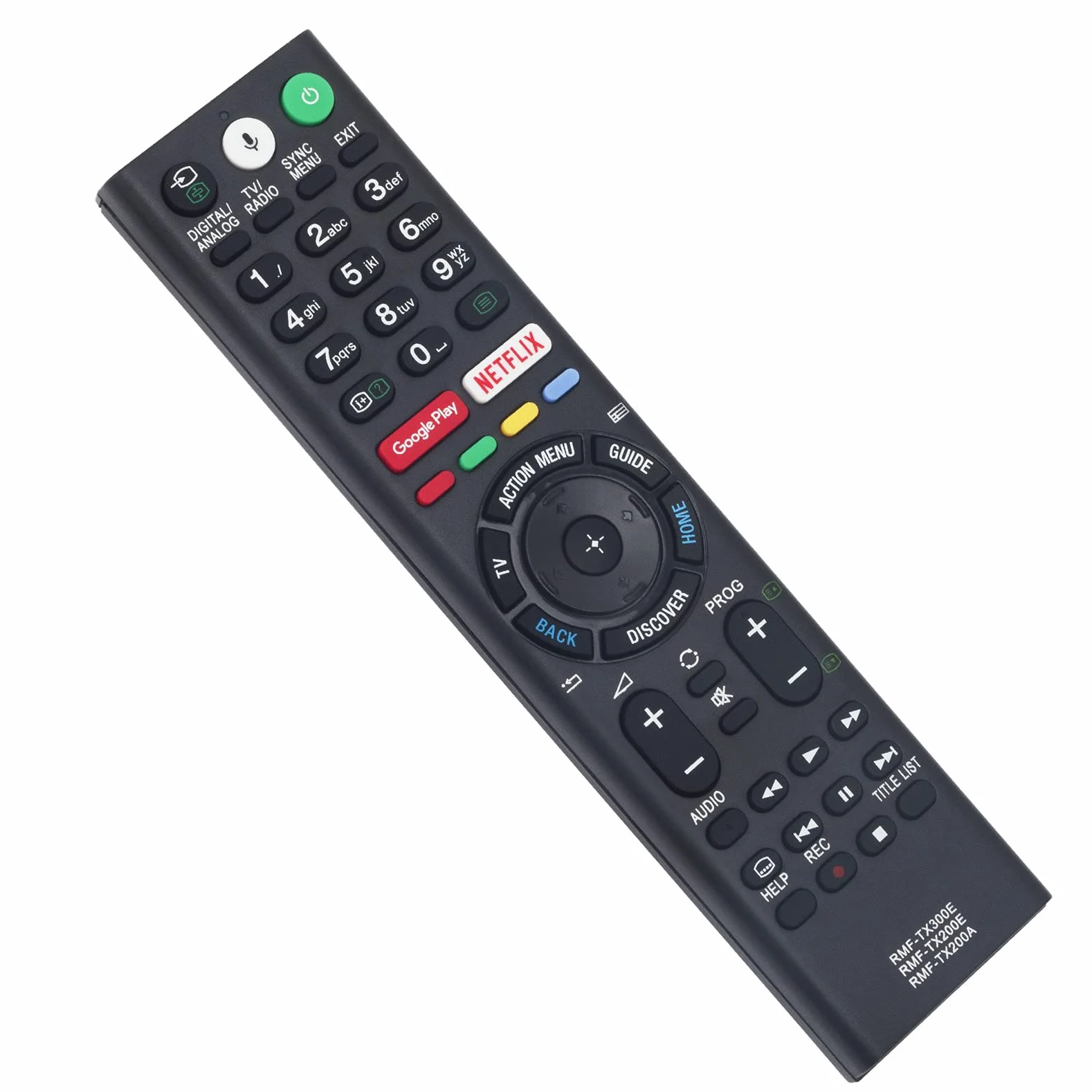 ALLIMITY RMF-TX300E sub RMF-TX200E Pilot Zamienny Pasujący do Sony Bravia TV KD-43XE8005 KD-55XE8505KD-55XD8505 KD-55XD8577 KD-55XD8599KD-55XE9005 KD-75XE9405 KD-55XD8005 KD-55XD8005
