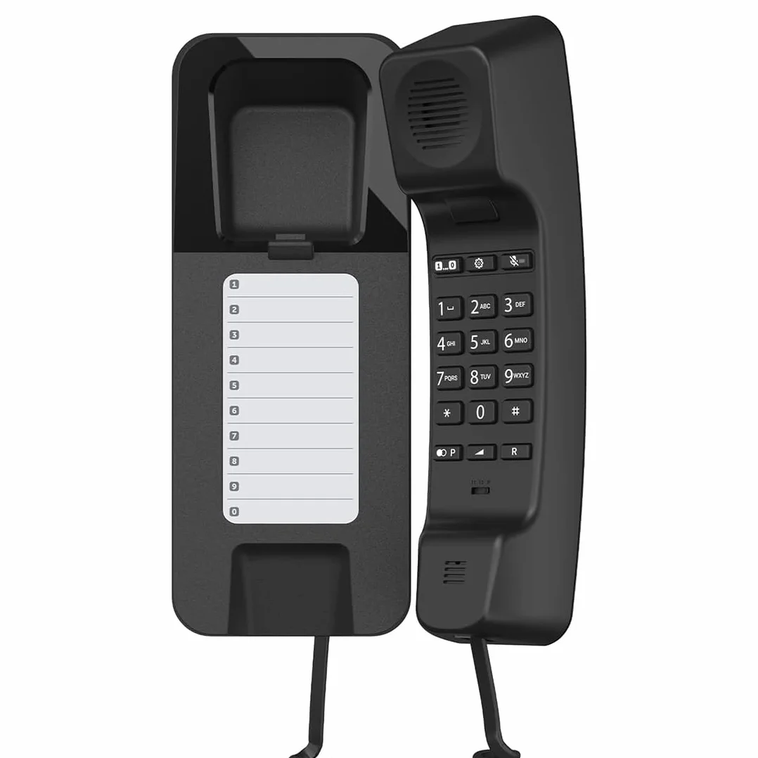 Gigaset DESK 200 telefon przewodowy czarny 10 pozycji szybkiego wybierania