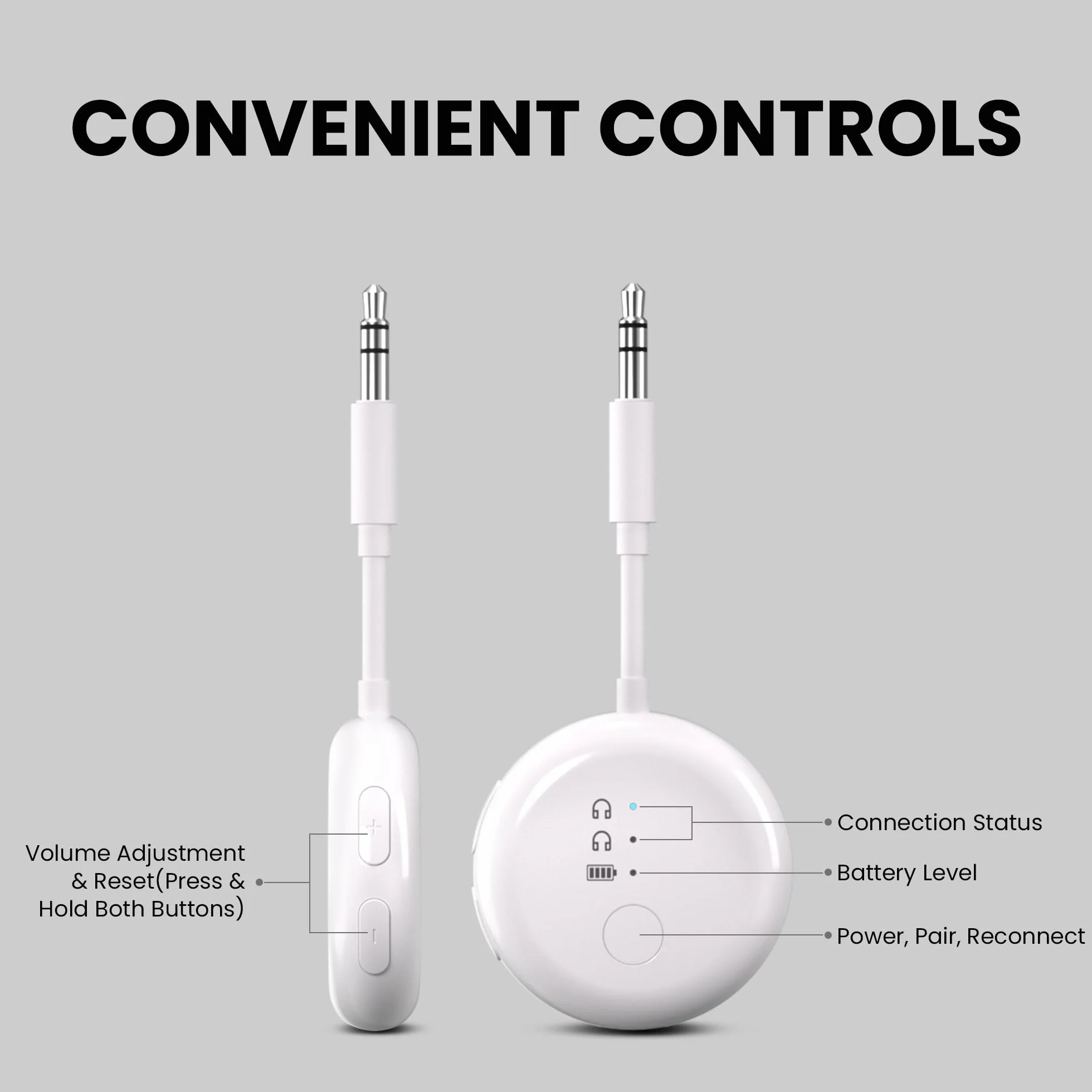 Avantree SoundJet R1 – 25-godzinna bezprzewodowa Bluetooth-adapter do wszystkich AirPods (Pro/Max) z Qualcomm & aptX Adaptive, bezprzewodowy transmiter audio do lotów, działa ze słuchawkami Bluetooth