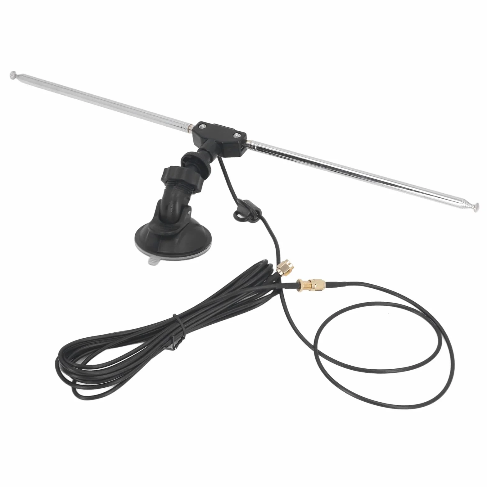 SDR Zestaw anteny odbiorczej kabel RG174 60 cm SMA VHF UHF dipol teleskopowy