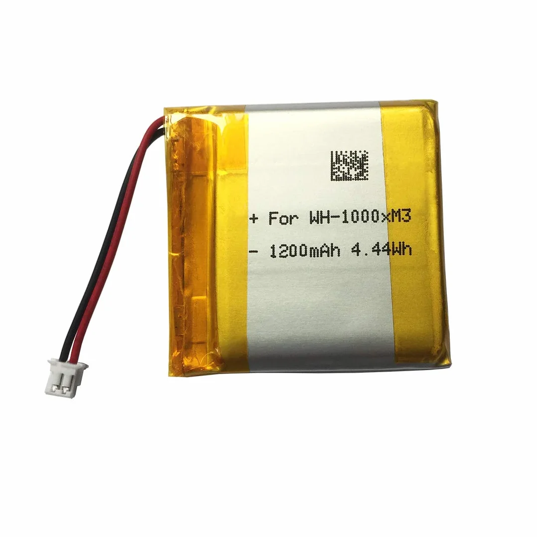 1200 mAh akumulator litowo-polimerowy do Sony WH-1000XM3/WH-1000XM4/WH-XB900N/WH-H910N/WH-CH710N – kompatybilny akumulator SM-03 SP 624038