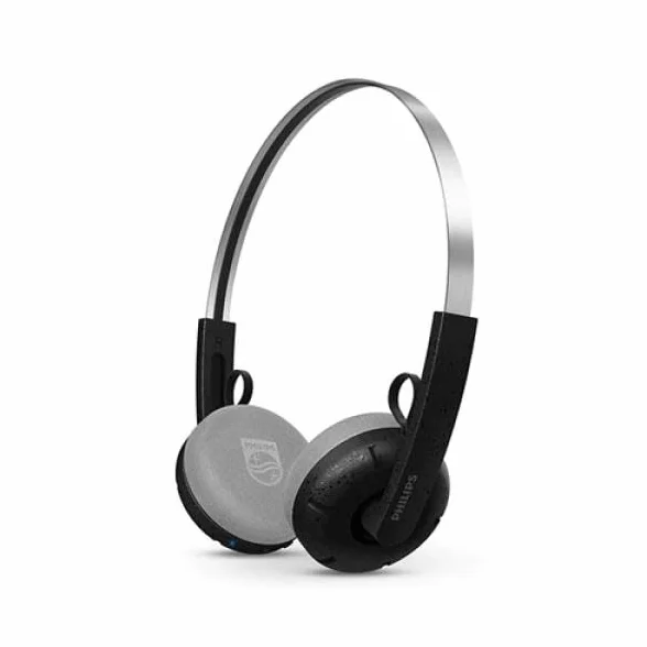 Philips CENTURY Bezprzewodowe słuchawki nauszne z serii 2000 TAH2000BK/00 "The Ringo", retro słuchawki Bluetooth 5.4 z 26-godzinnym czasem odtwarzania, wielopunktowym, mikrofonem, sterowaniem nausznym