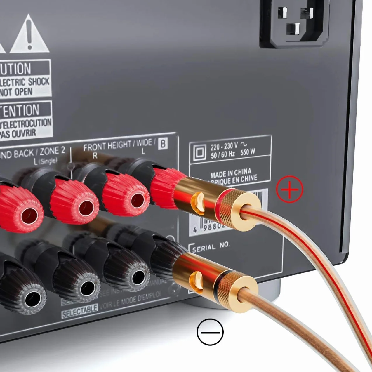 DeleyCON 10m Kabel Głośnikowy 2x 2,5 mm² - Czysta Miedź OFC - Do Sprzętu Audio, Głośników HiFi i Surround - Oznaczenie Biegunowości - Przezroczysty