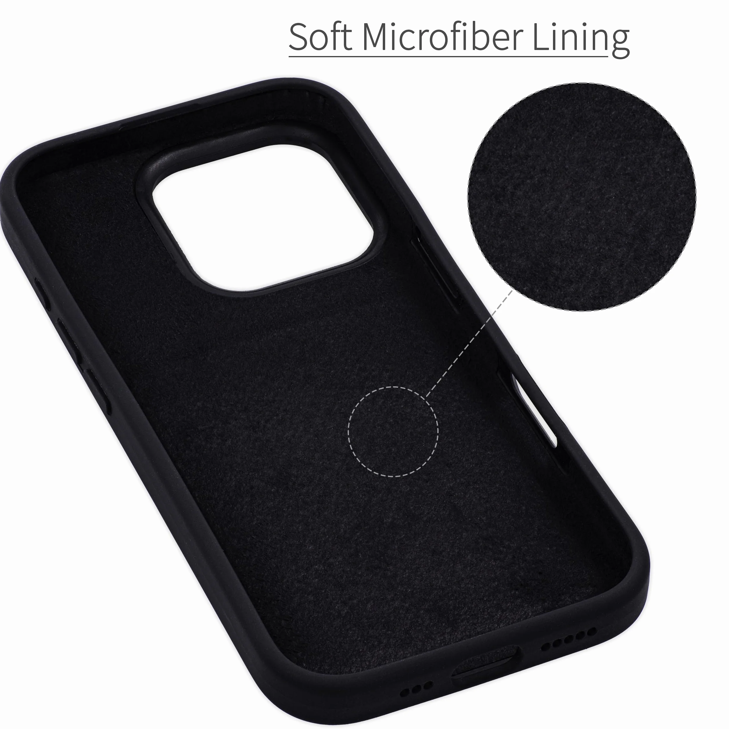Dockem Etui iPhone 16 Pro Silikonowe z Magnetycznym Montażem i Portfelem 2 Kieszenie Czarny
