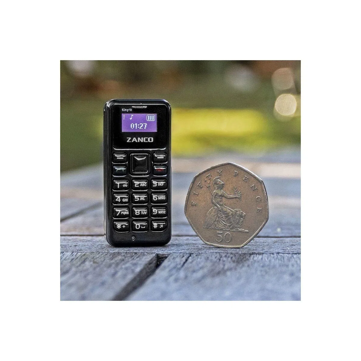 Zanco Tiny T1 Telefon komórkowy 3 GB Czarny