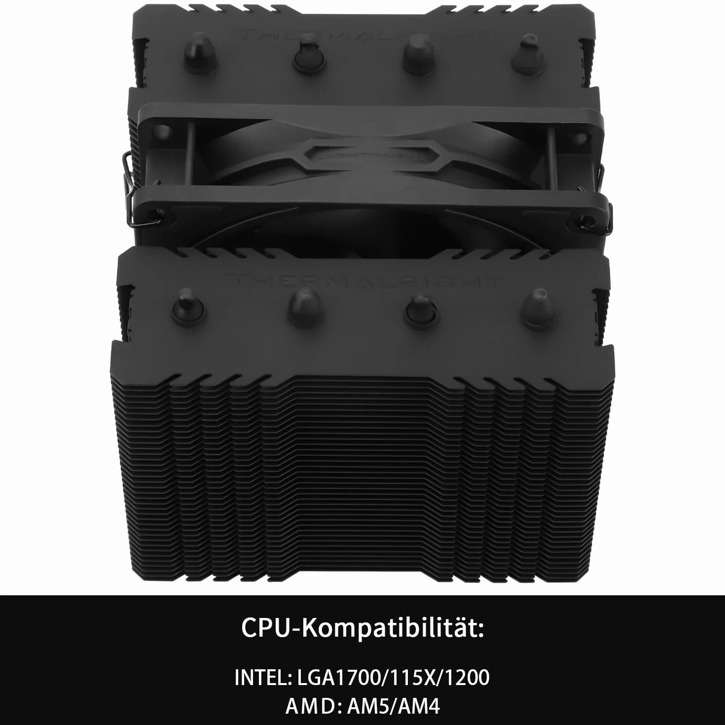 Thermalright Peerless Assassin 90 SE chłodnica powietrza CPU, wentylator procesora o wysokości 110 mm, grzejnik komputerowy, do AMD:AM4 AM5/Intel LGA 1851/1700/115X/1200(PA90SE, czarny)