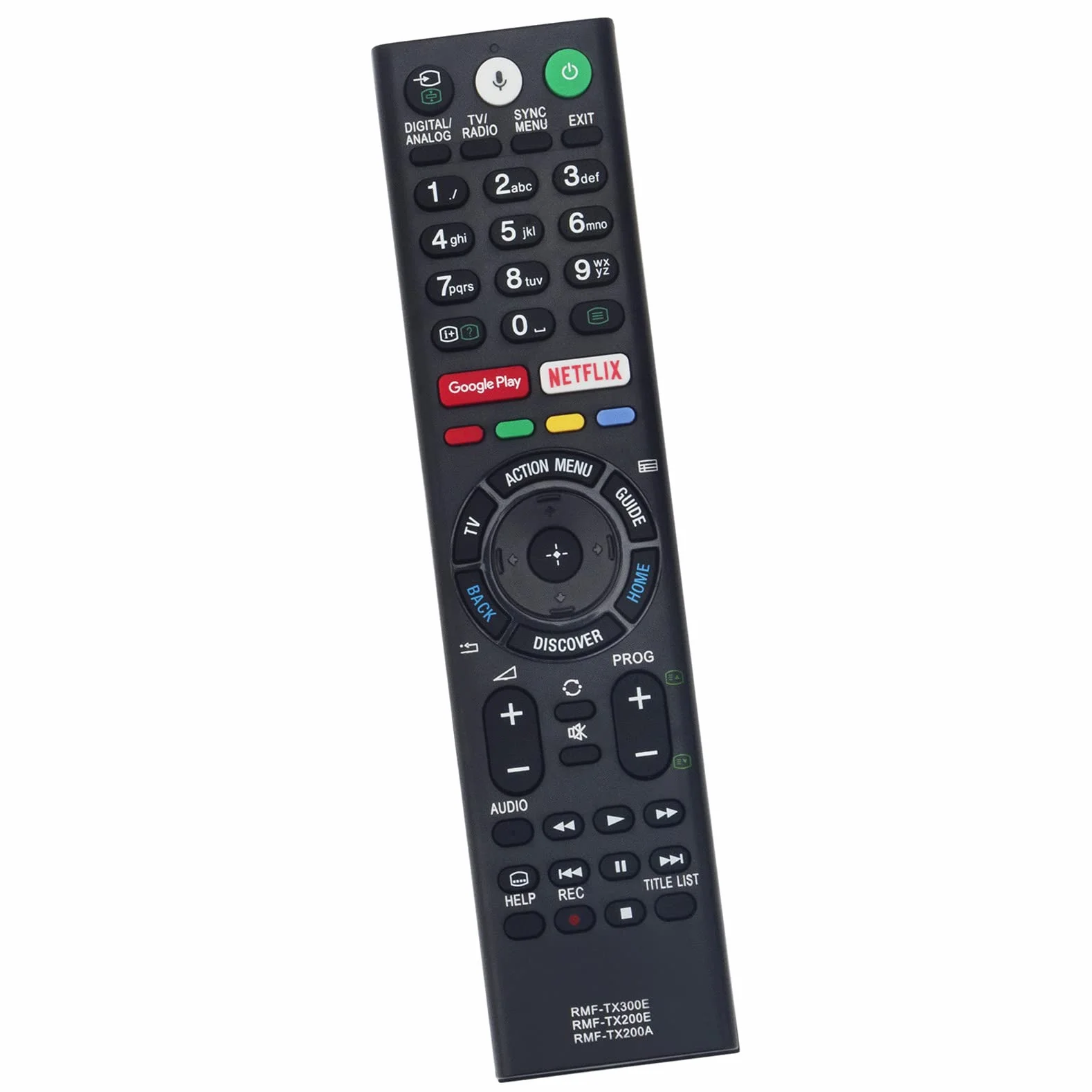 ALLIMITY RMF-TX300E sub RMF-TX200E Pilot Zamienny Pasujący do Sony Bravia TV KD-43XE8005 KD-55XE8505KD-55XD8505 KD-55XD8577 KD-55XD8599KD-55XE9005 KD-75XE9405 KD-55XD8005 KD-55XD8005