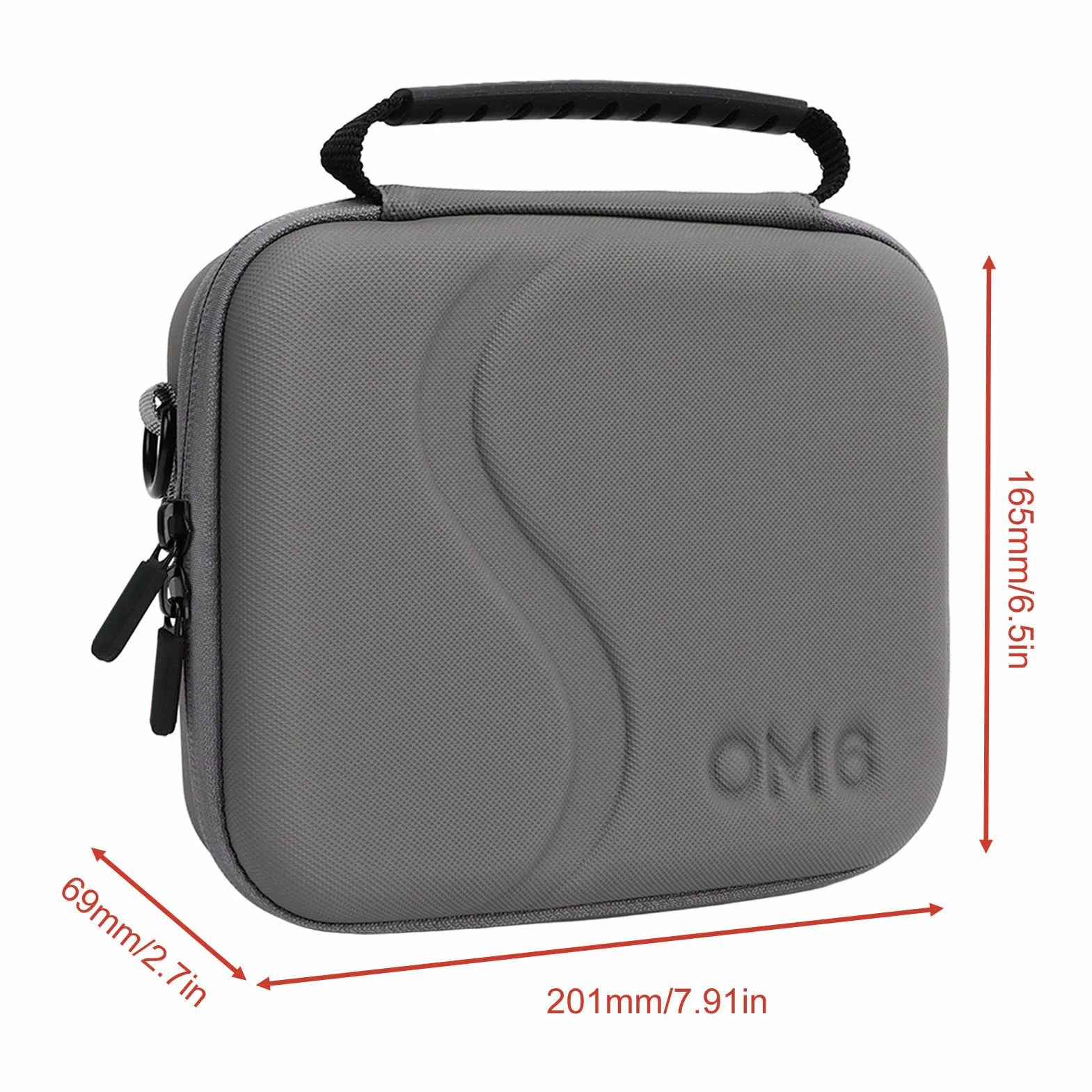 Etui na Mobile 6, Przenośna pamięć Masowa ze Skóry PU Torba na ramię na OM 6, Akcesoria do Stabilizatora Gimbala do Smartfona